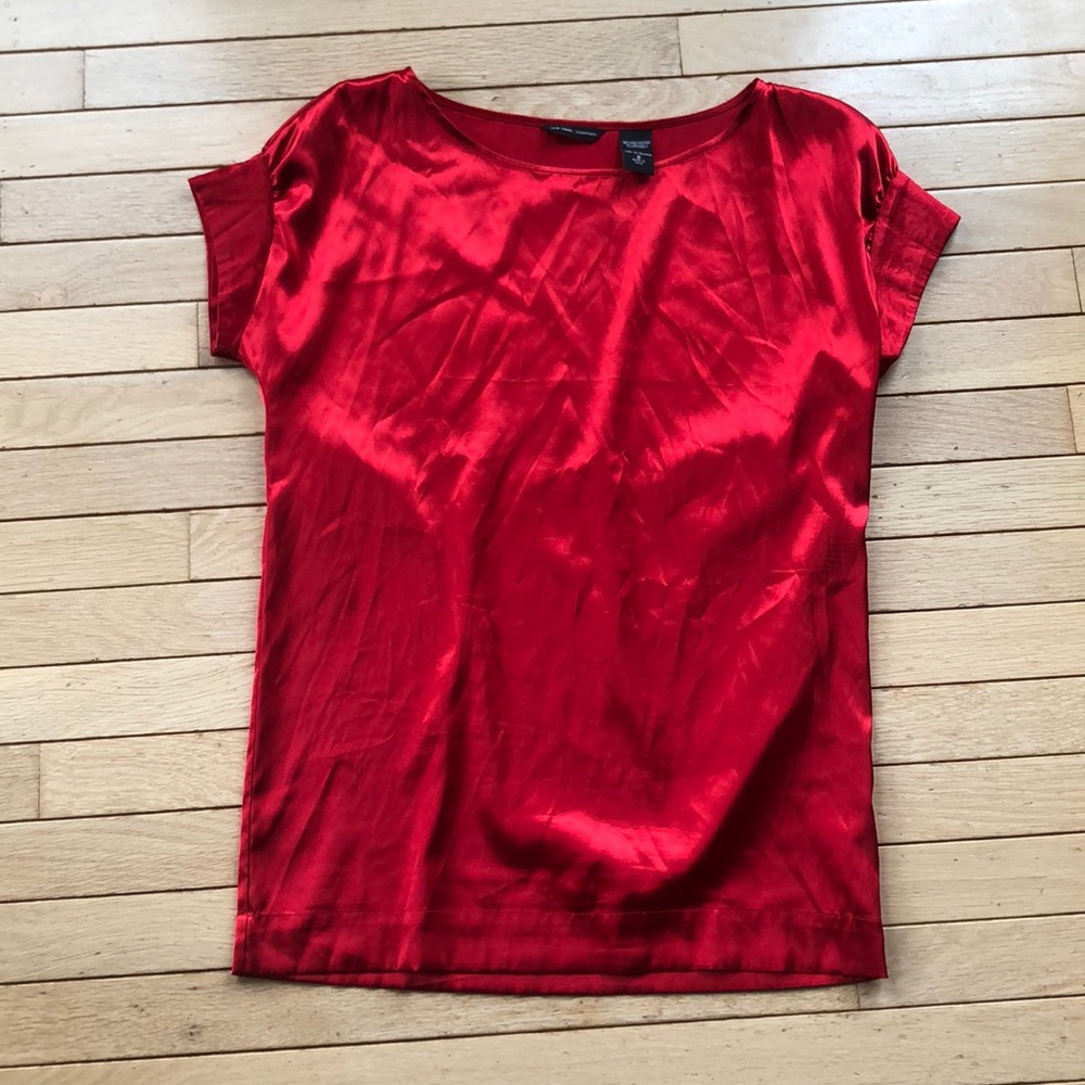 Red blouse